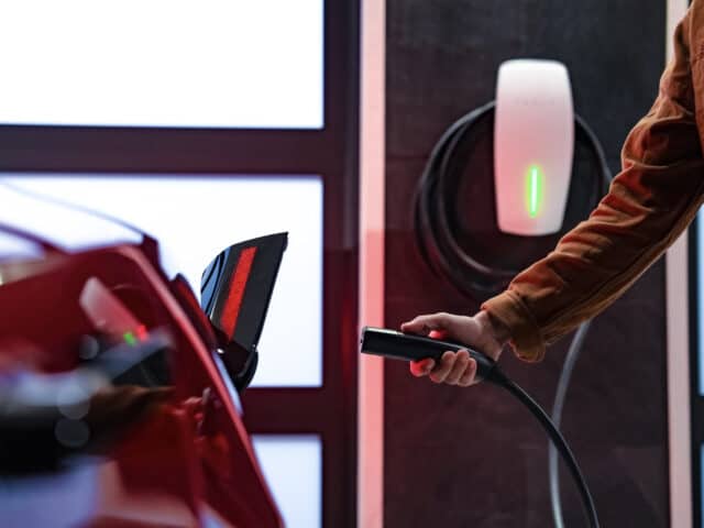 residential electricians in texas installing an EV charger