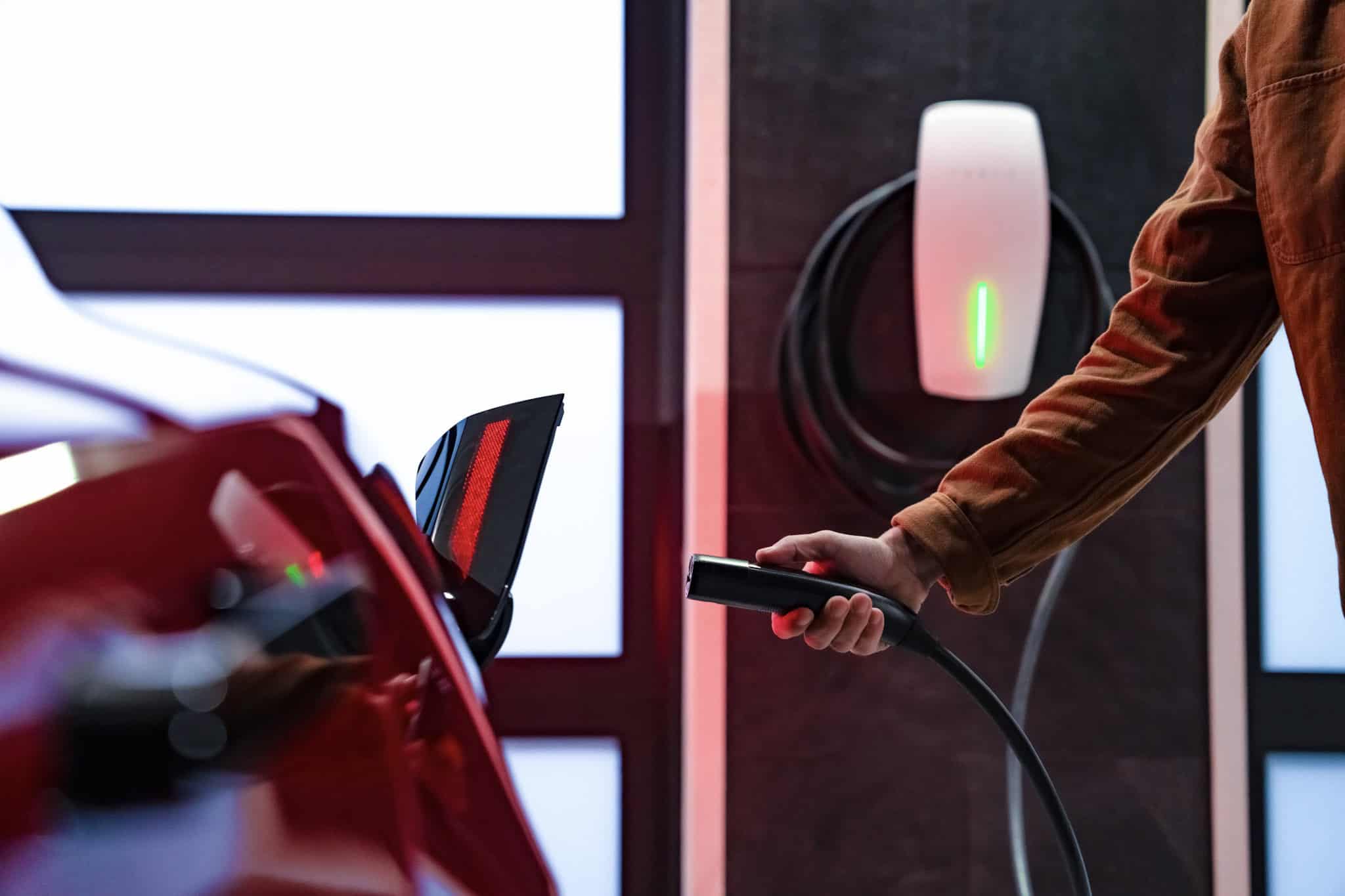 residential electricians in texas installing an EV charger