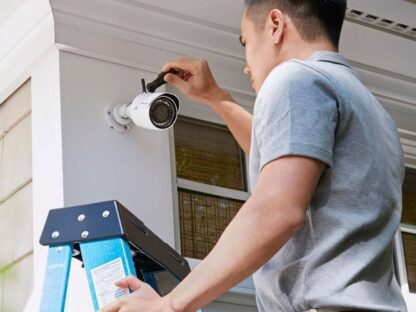 Security camera installation for Texas homeowner