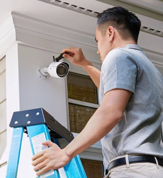 Security camera installation for Texas homeowner