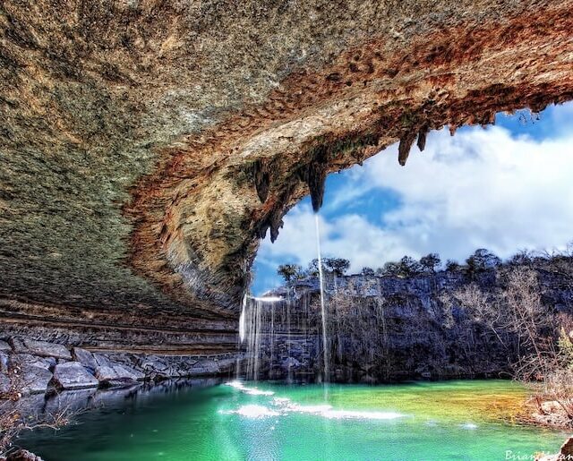 hamilton pool nature preserve in dripping springs, tx