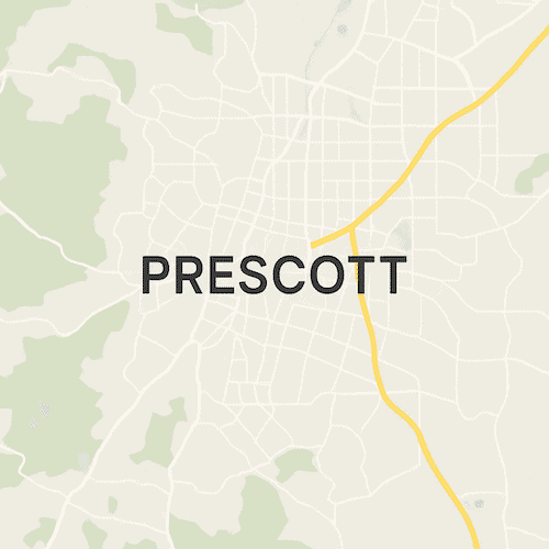 map of prescott arizona