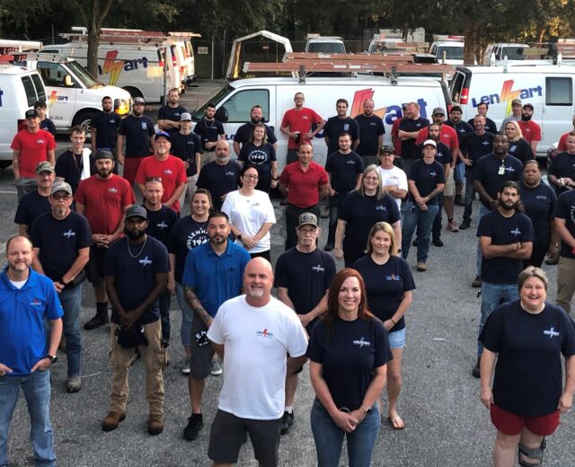 Lenhart Electric Team Photo 2024